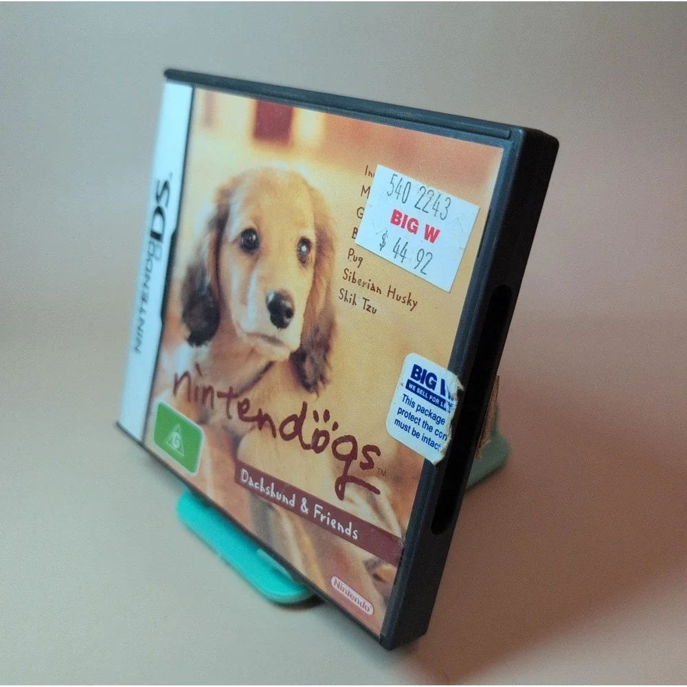 Nintendogs: Dachshund & Friends Nintendo DS 2005 Game Pets Dogs Complete CIB